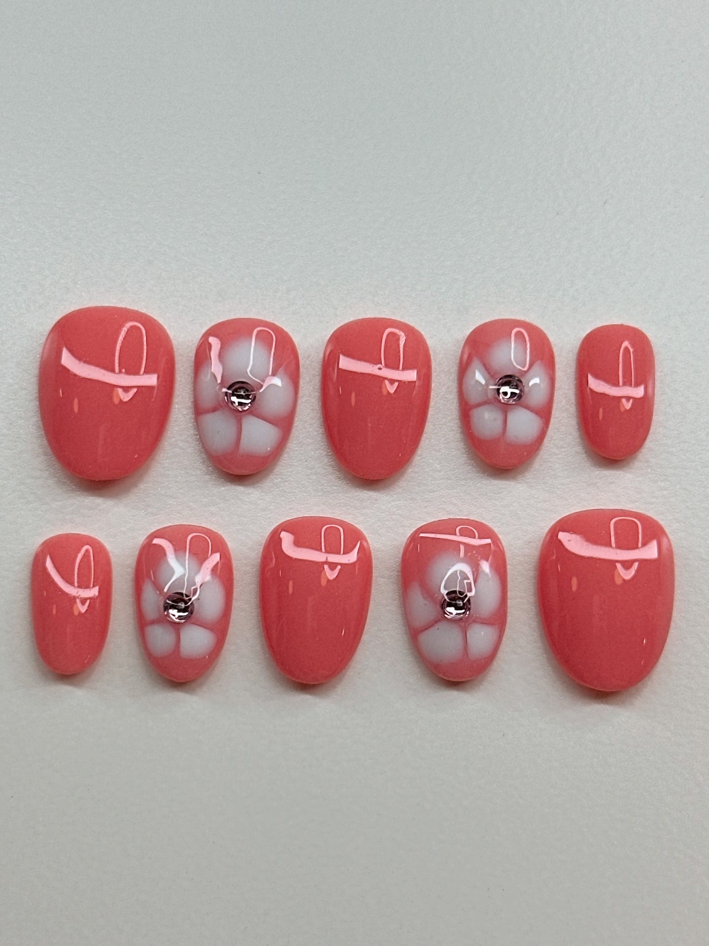 Peach Spring Blossom Round