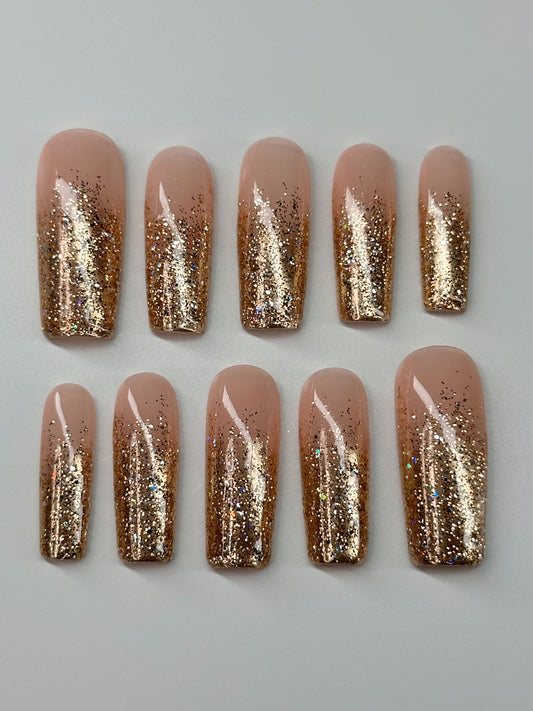 Holiday Gold Ombre