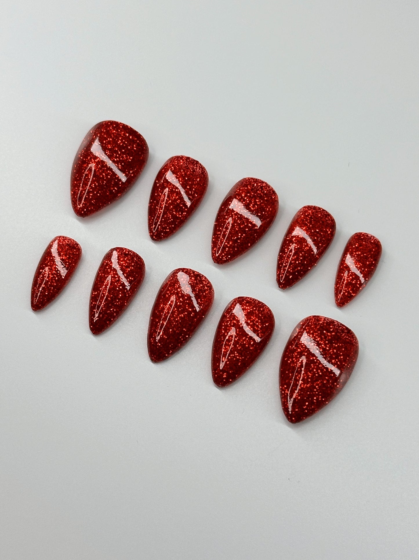 Holiday Red Glitter