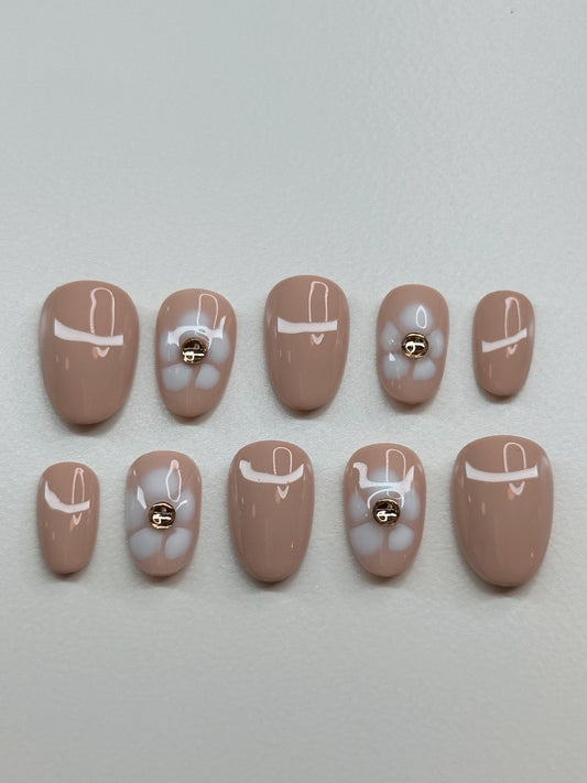 Beige Spring Flower