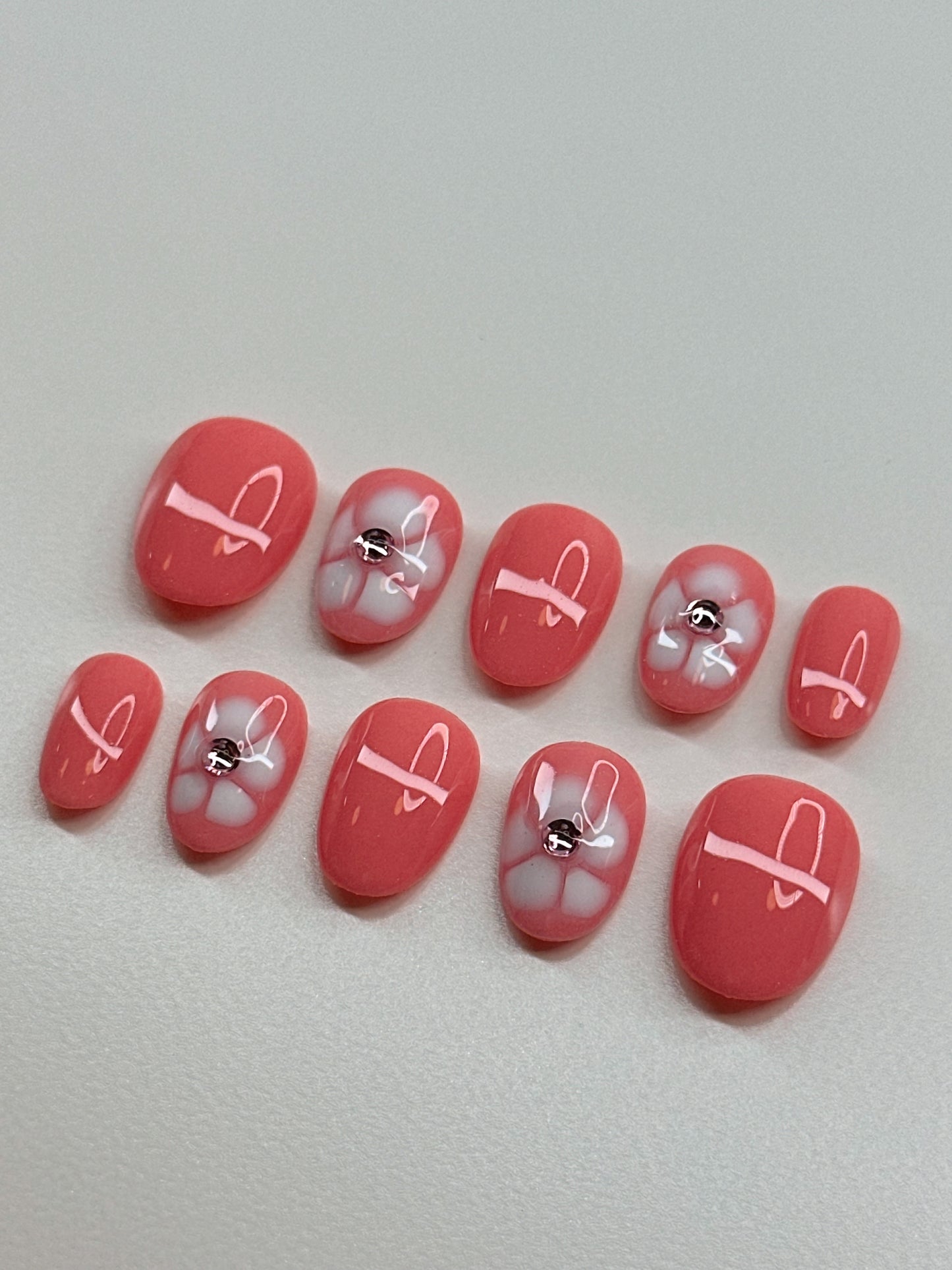 Peach Spring Blossom Round